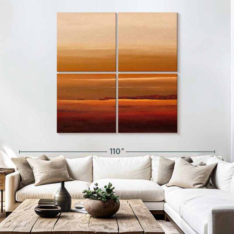 Sundown III, 74" H x 74" W