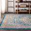 Schifflange Machine Woven Blue/Orange Indoor Rug-1093548160