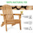 Bennir Fir Foldable Outdoor Adirondack Set-1537993065