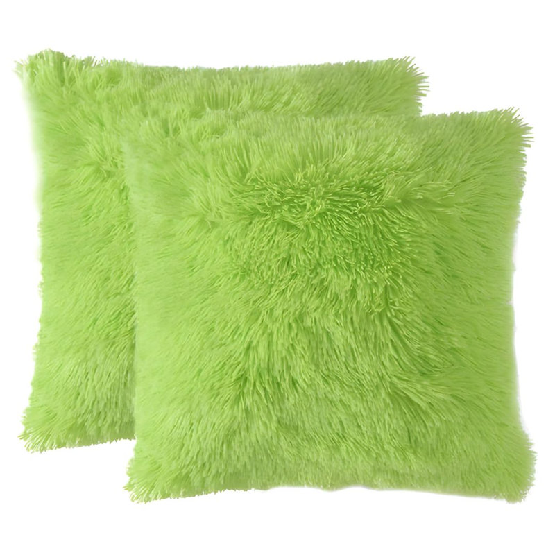 Housse de coussin carrée, Vin rouge, 20 po x 20 po