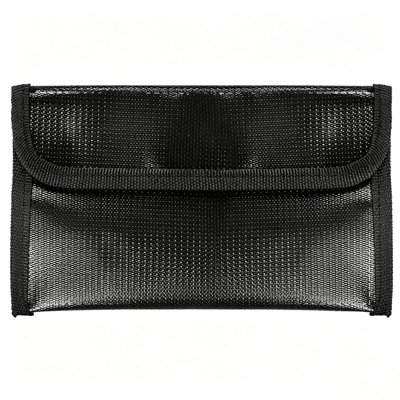 Small Fireproof Bag 7.8 x 4.5 Inch Fireproof Money Pouch Document Bag Waterproof Cash Bag with Zipper