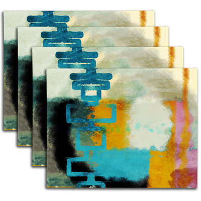 Napperon abstrait en polyester