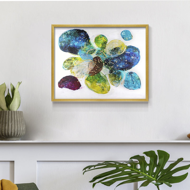 Interpretations I -Framed Print - Restickable, 8" H x 10" W