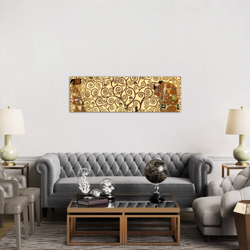 The Tree Of Life by Gustav Klimt - Wrapped Canvas Panoramic Painting, 121.92 cm H x 40.64 cm W x 3.175 cm D