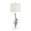 Glass Geode Table Lamp
