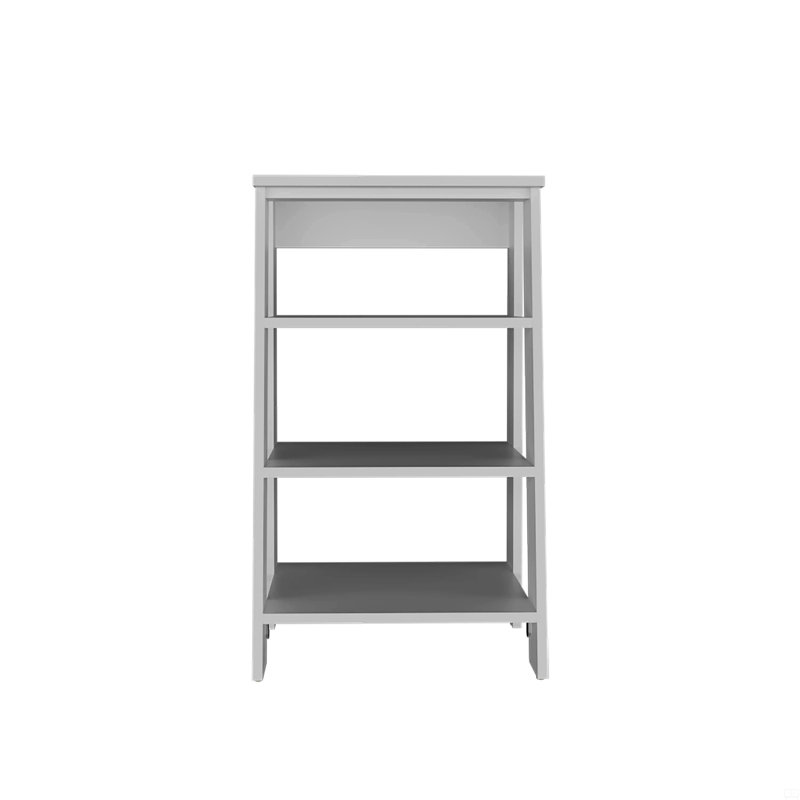 Étagère de salle de bain autoportante avec rangement ouvert, Blanc