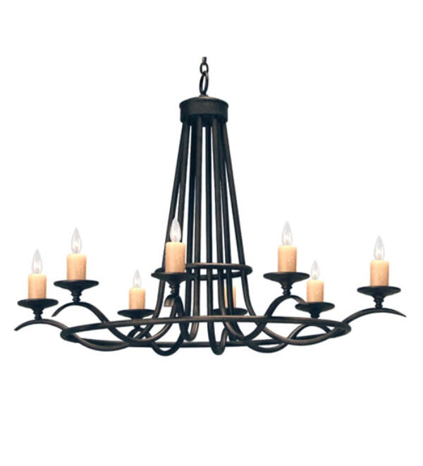 Octavia 8 - Light Chandelier, Cajun Spice, No Shade