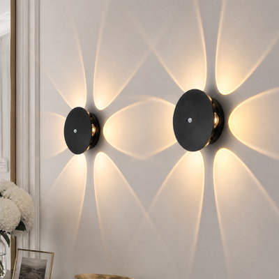 4.6in Rechargeable LED Wall Light with Remote Control