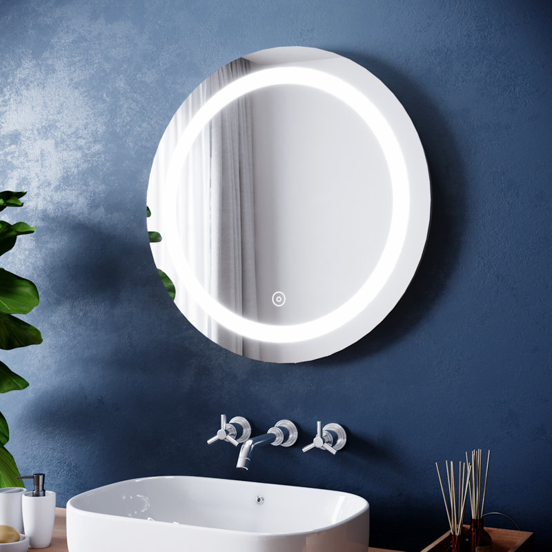Arciniega Flat Wall Mirror, 60cm H x 60cm W