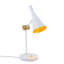 Lampe de table moderne en métal, blanc