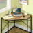 Corner Metal Base Writing Desk-1319597398