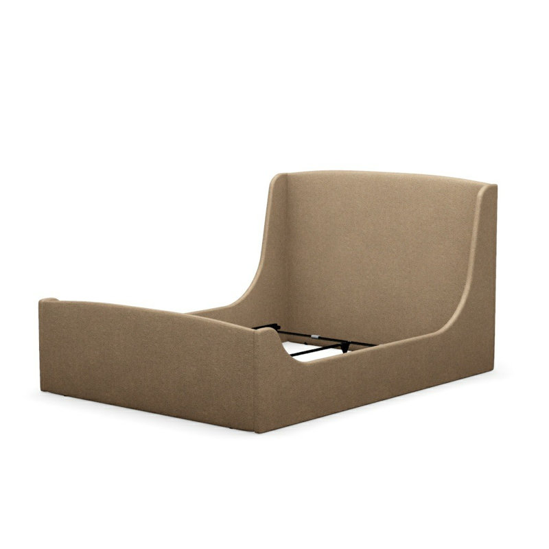 Swan Upholstered King Bed, Block 654212, Queen
