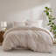 Ensemble de couette pour grand lit 3 pièces terre cuite-128367529