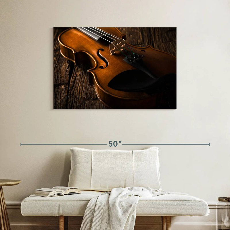 Abarca violon grain de bois, H 26 po x l 39 po