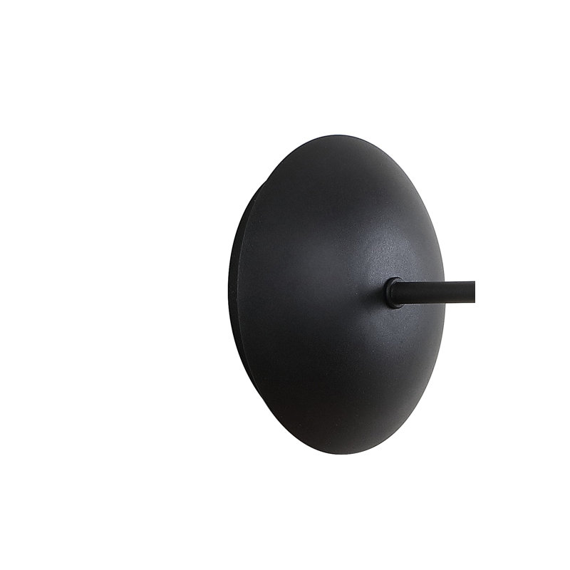 Bloomsdale 1 - Light Brass Gold Wallchiere, Black