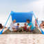Tente de plage pour 4 à 6 personnes avec sac de transport 6,5 x 6,5 x 4,9 pi