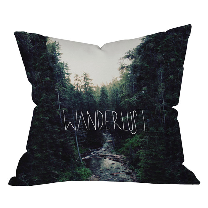 Leah Flores Wanderlust Outdoor Throw Pillow, 16" x 16"