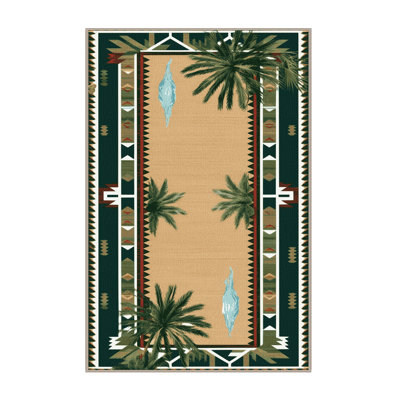 Tapis de style sud-ouest lavable 