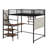 Full Size Loft Metal Bed With Built-In Charging Station And LED Light-1575997005