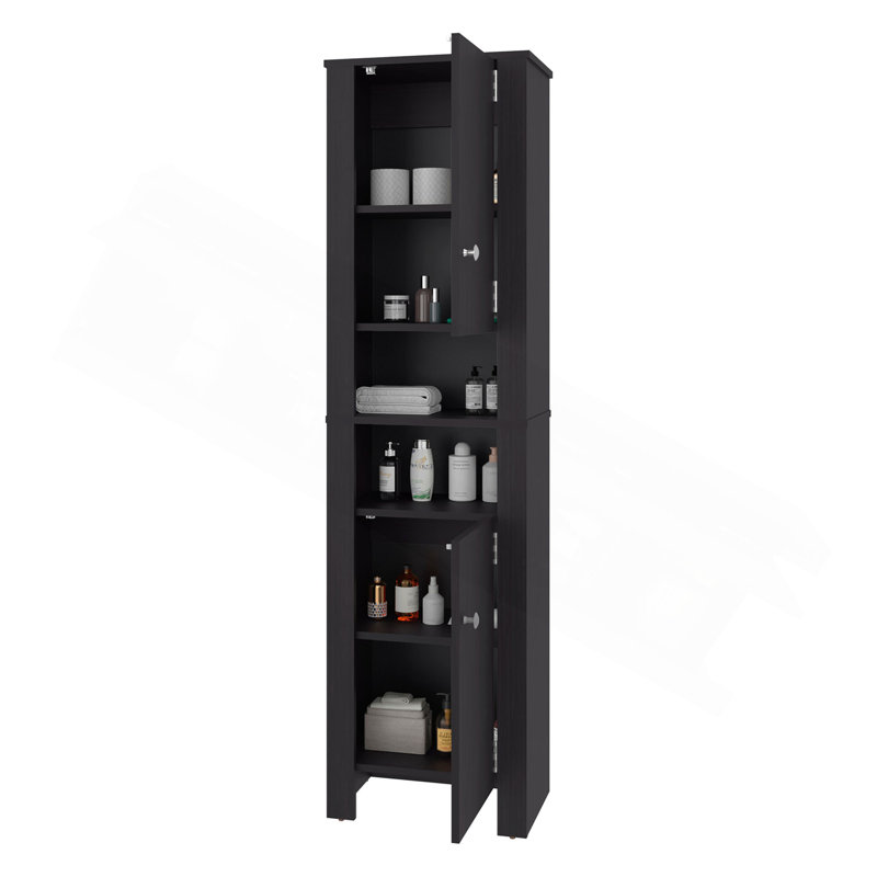 Armoire haute haute avec compartiments fermés