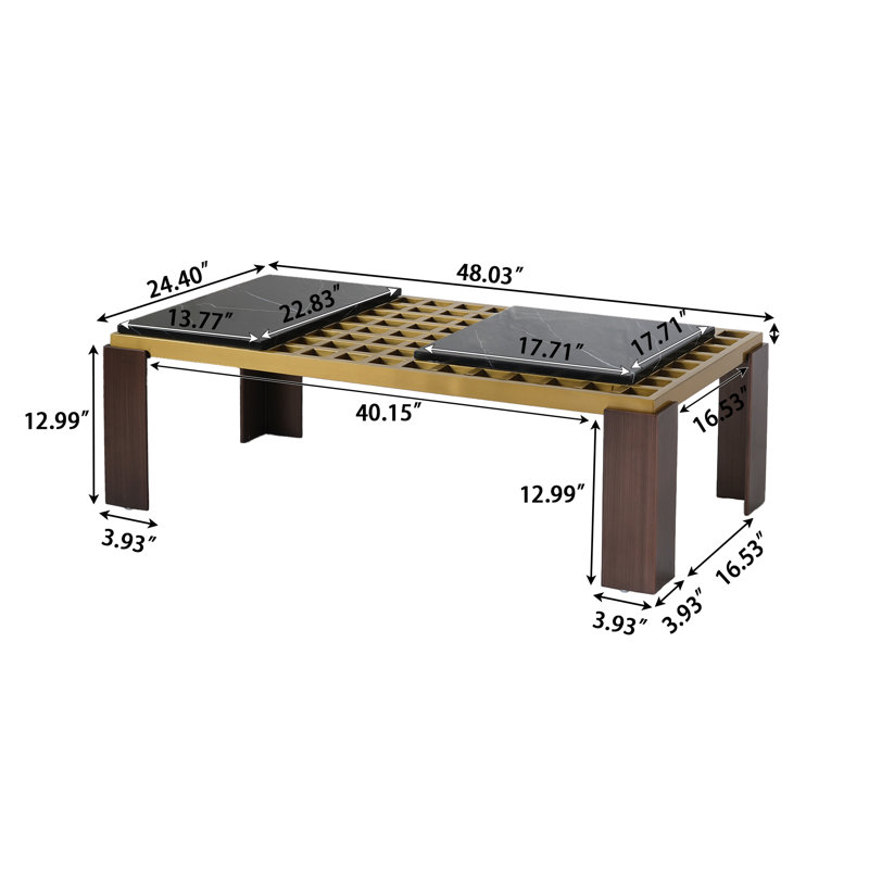  4 Legs Coffee Table