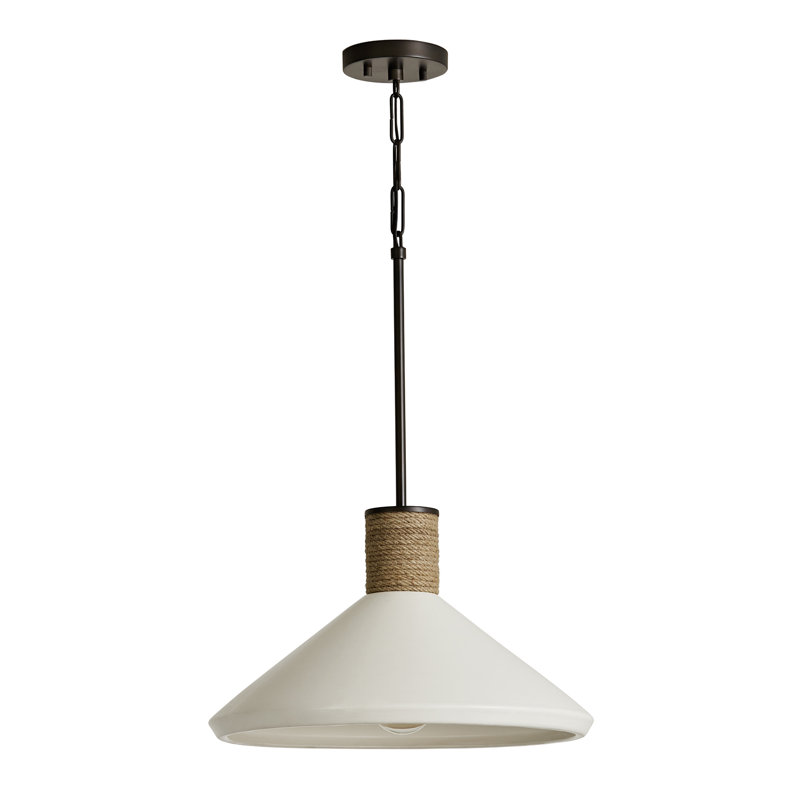 Luminaire suspendu conique à 1 lumière Gwenelle