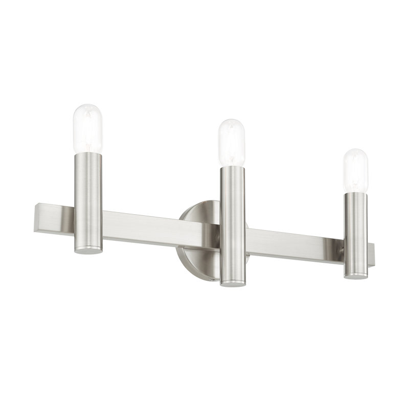Annies 3 - Light Dimmable Vanity Light, Brushed Nickel