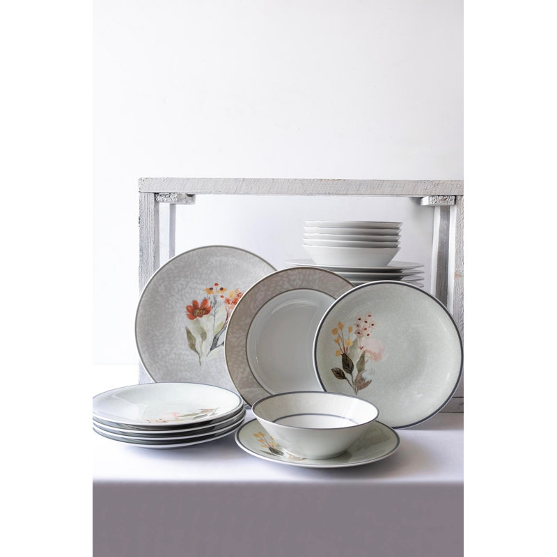 Zahir Piece Dinnerware Set - Service for 6
