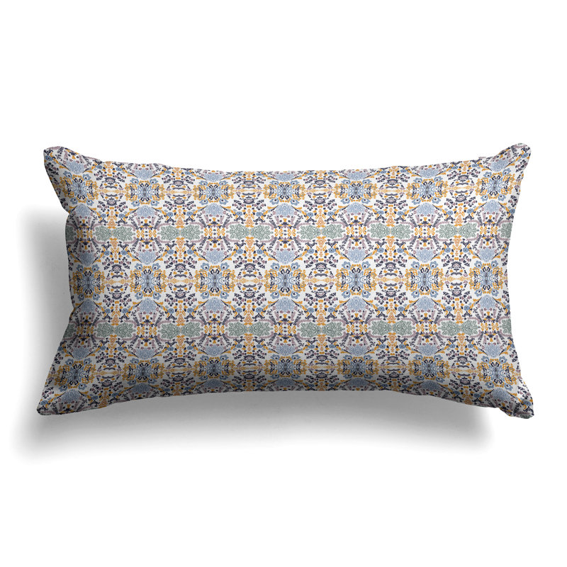Coussin Shalimar, Gris / Orange