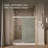 Revel 59.62'' x 70'' Double Sliding Shower Door with CleanCoat Technology-14674404-69281859