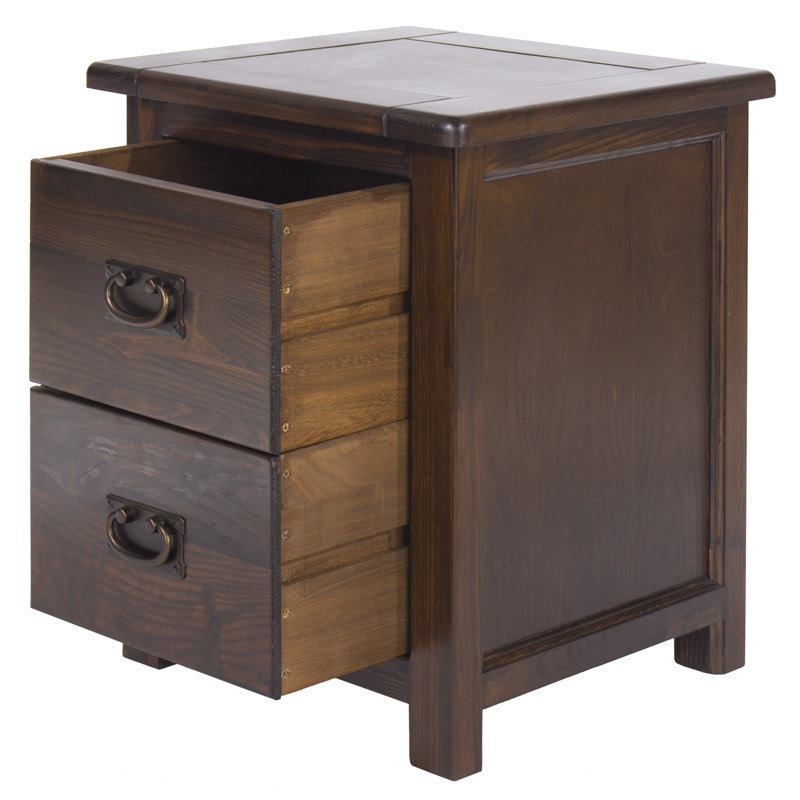 Wickerham 2 Drawer Bedside Table, end table, side table