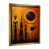 Cadre photo doré simple