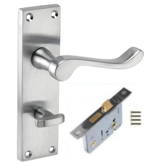 Door Handles with Mortise Lock Set