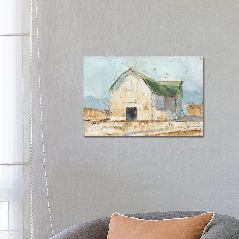 Whitewashed Barn IV 1 Piece Wrapped Canvas Painting, 66.04 cm H x 45.72 cm W x 1.91 cm D