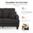 Viafora Boucle Sofa With Cup Holders And Usb Ports-2069312653