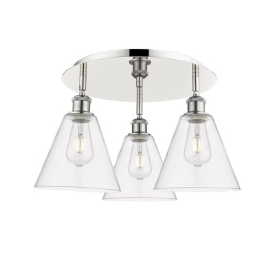 Berek Glass Flush Mount
