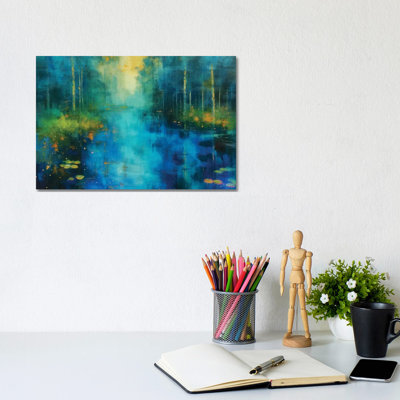Symphonie en bleu - impression d'art mural