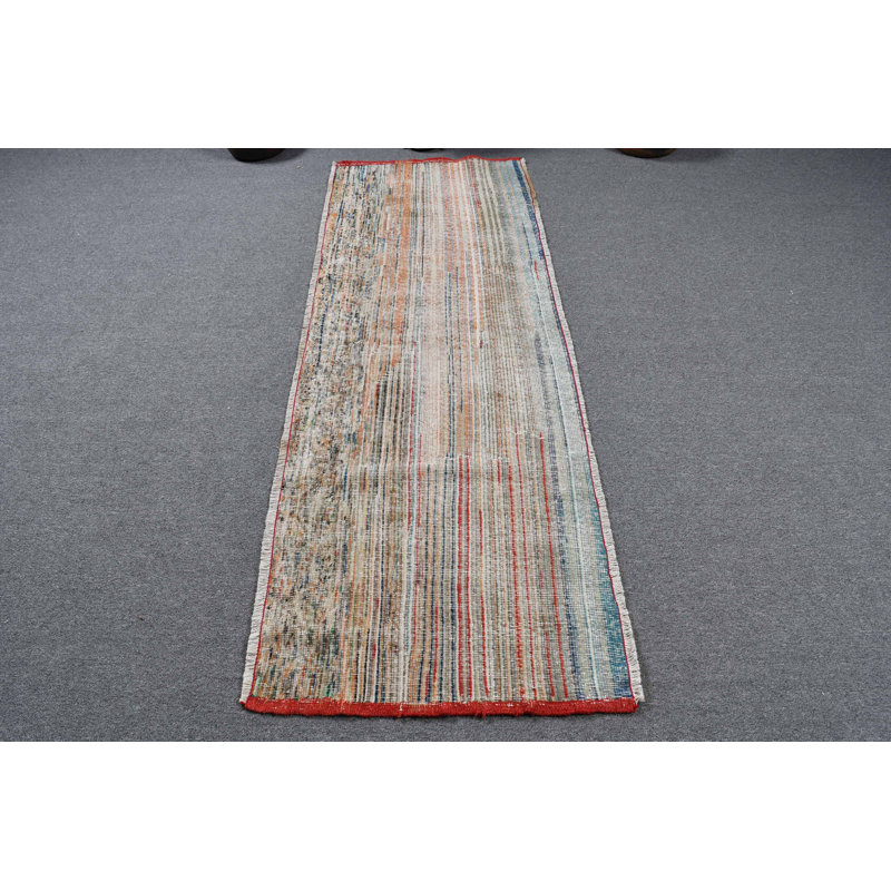 Tapis de style kilim turc rétro tissé à la main dans un style bohème bohémien pour un décor arc-en-ciel écologique