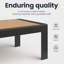 Table de bout rectangulaire en aluminium