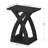 X-Design Narrow End Table
