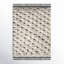 Benjamin Hand Knotted Natural/Black Area Rug-1672175760