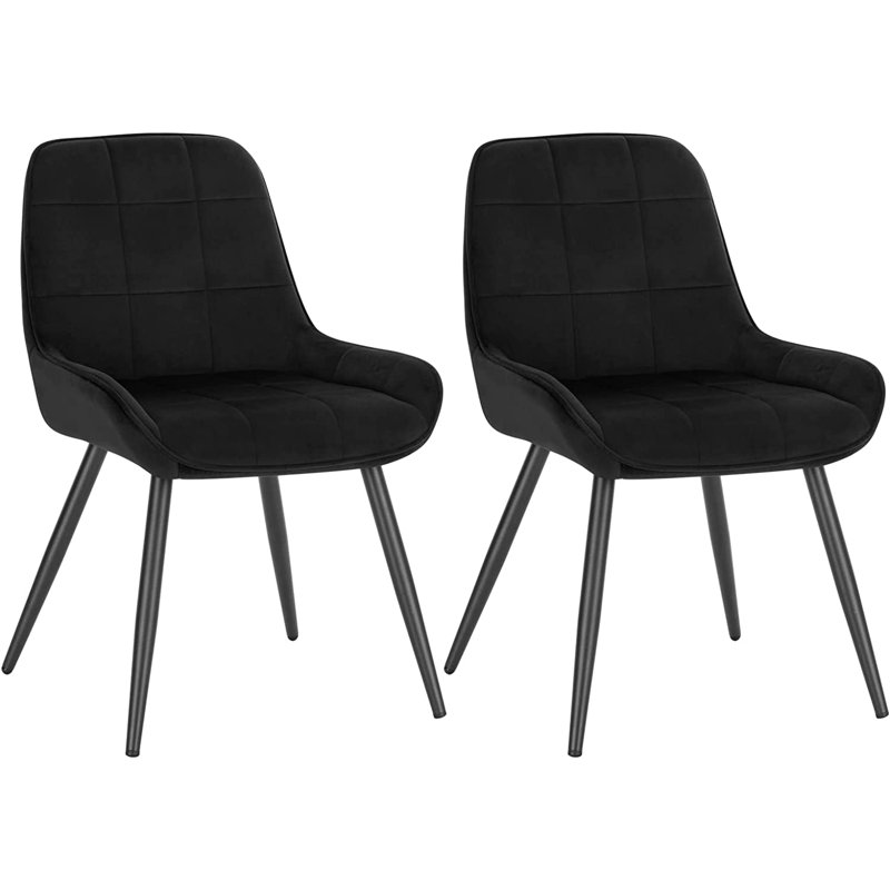 Aftinia Upholstered Dining Chair, Black