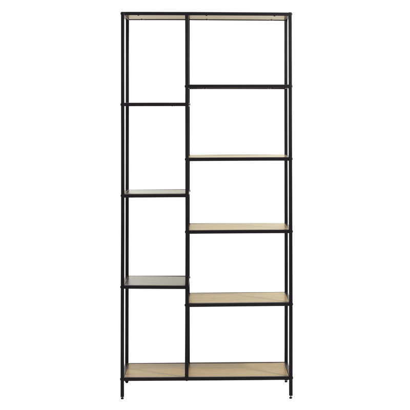 Tashanika 180cm H x 70cm W Steel Standard Bookcase