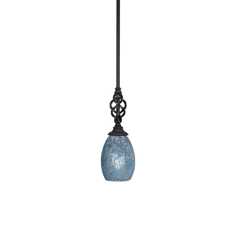 Mini-luminaire suspendu Eleganté, Bleu