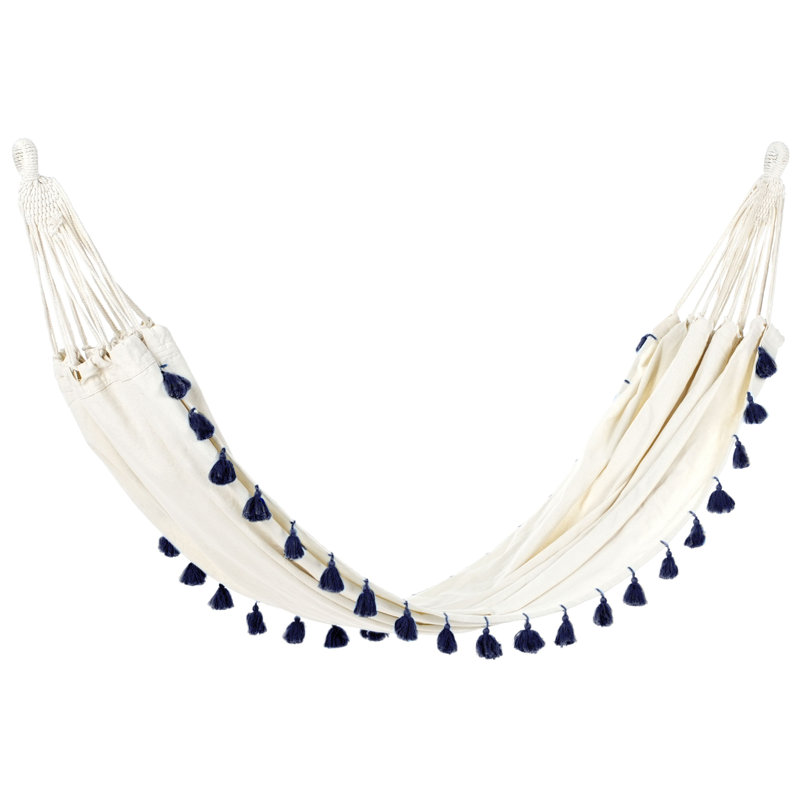 Hammock VERCELLI Cotton, Beige/Dark Blue