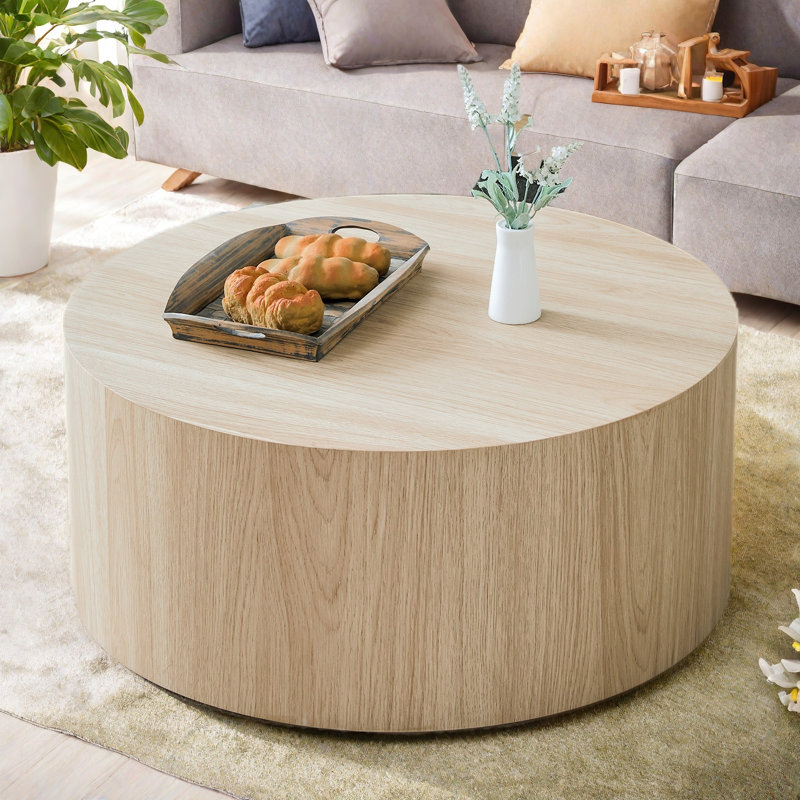 table basse, Bois naturel