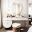 Moeko Asymmetrical Wood Wall Mirror-1281258577