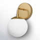 Kobie Single Frosted Dimmable Vanity Light