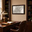 Tableau sur toile texturée beige et marron à motifs tourbillonnants abstraits-482532620