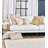 Holiday Glam Abstract Polyvinyl Chloride Reversible Throw Pillow